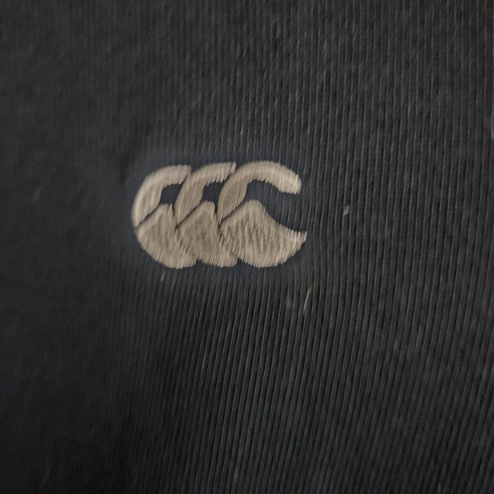Canterbury New Zealand All Blacks Rugby Jersey Mens L Black Long Sleeve Vintage - Picture 7 of 12
